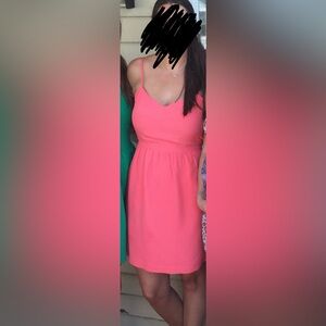 Coral J Crew Dress